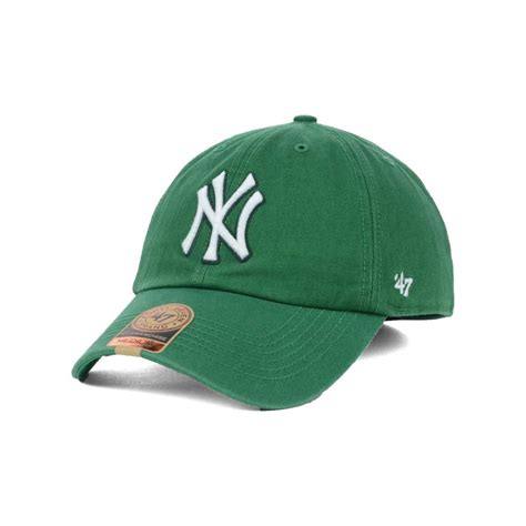 new york yankees cap green